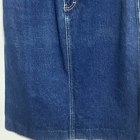Oscar de la Renta Jean Skirt Sz 26 - Picture 6 of 7